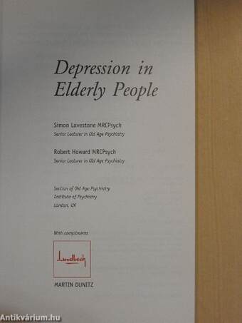 Depression in Elderly People