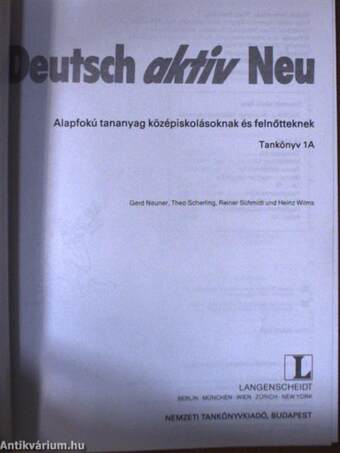 Deutsch aktiv Neu 1A - Lehrbuch