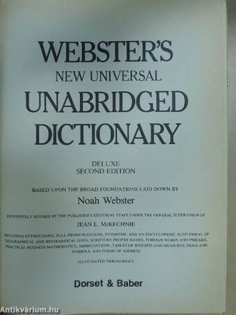 Webster's New Universal Unabridged Dictionary