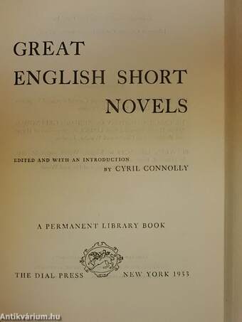 Great English Short Novels