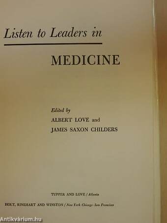 Listen to leaders in Medicine