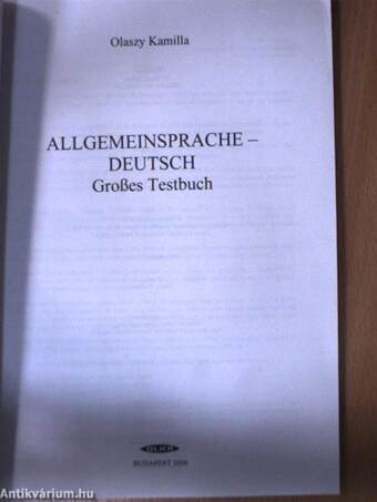 Allgemeinsprache - Deutsch