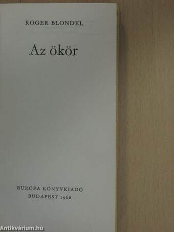 Az ökör