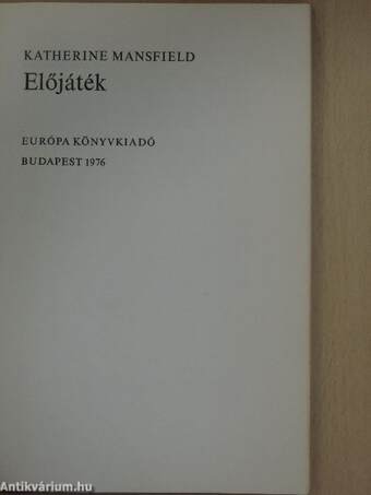 Előjáték