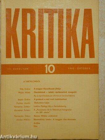 Kritika 1965. október