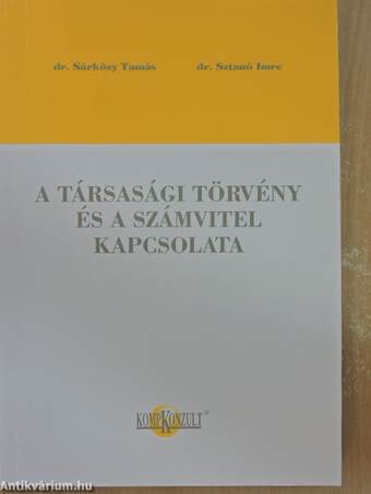 A társasági törvény és a számvitel kapcsolata