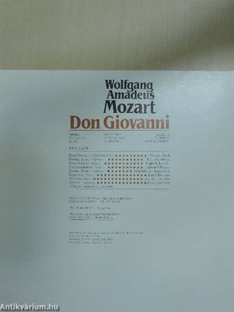 Wolfgang Amadeus Mozart: Don Giovanni