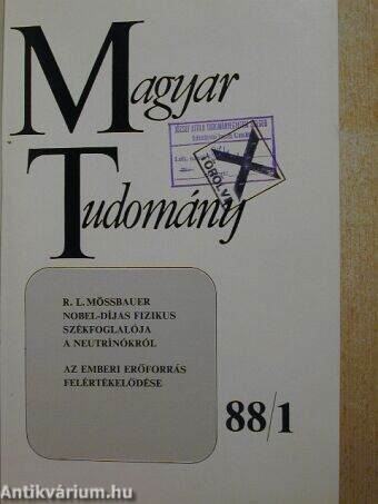 Magyar Tudomány 1988. január-december