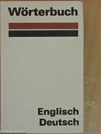 Wörterbuch Englisch-Deutsch