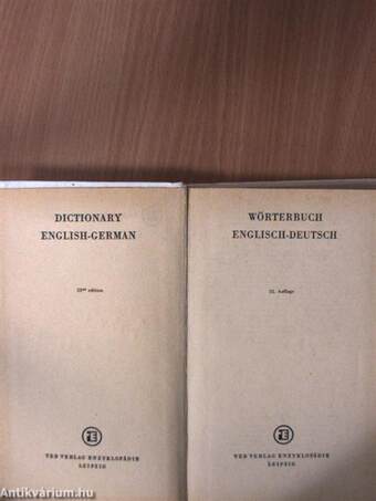 Wörterbuch Englisch-Deutsch