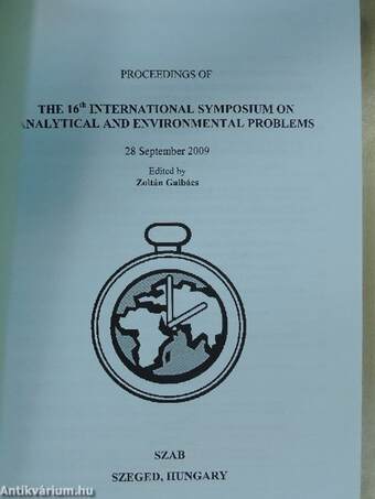 Proceedings of the 16th International Symposium on Analytical and Environmental Problems - CD-vel