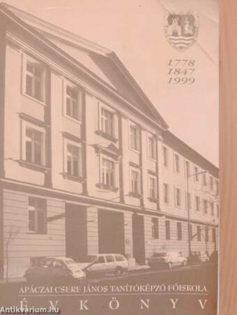 Apáczai Csere János Tanítóképző Főiskola évkönyve 1998/1999