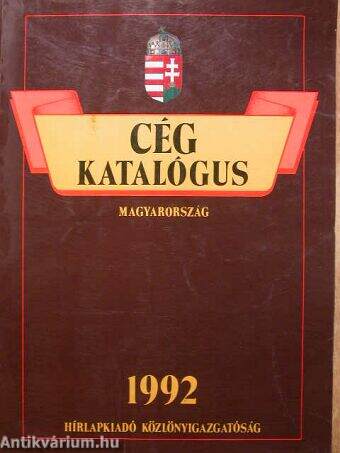 Cégkatalógus 1992 I-II.