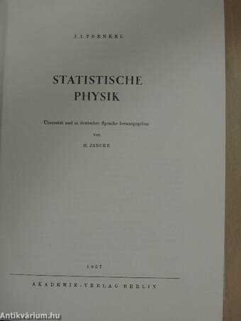 Statistische Physik