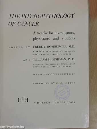 The Physiopathology of Cancer