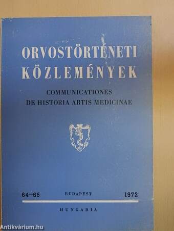 Orvostörténeti közlemények 64-65.