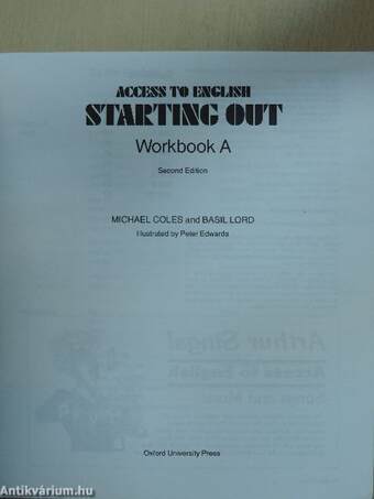 Starting Out - Workbook A