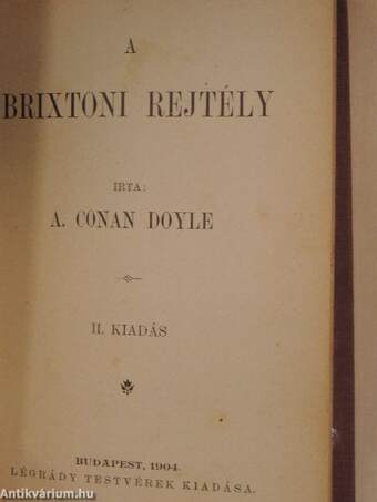 Sherlock Holmes halála és feltámadása/A brixtoni rejtély/A fekete bőrönd