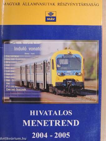 Hivatalos Menetrend 2004-2005