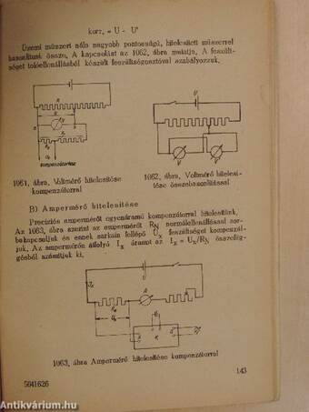 Villamos műszerek és mérések