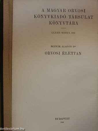 Orvosi élettan II. (töredék)