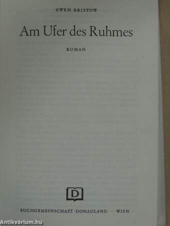 Am Ufer des Ruhmes