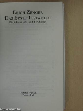 Das erste Testament