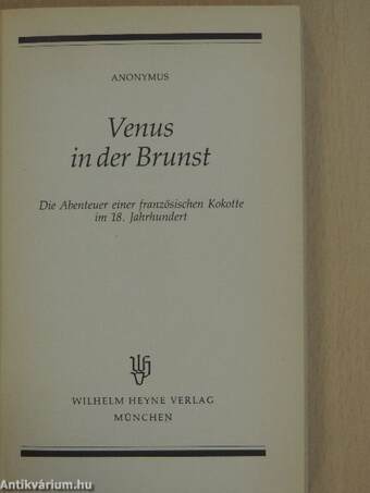 Venus in der Brunst