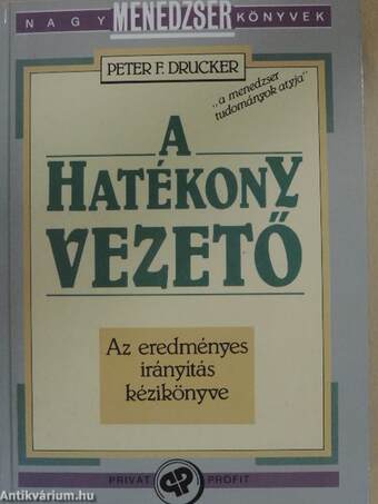 A hatékony vezető