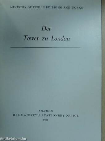 Der Tower zu London