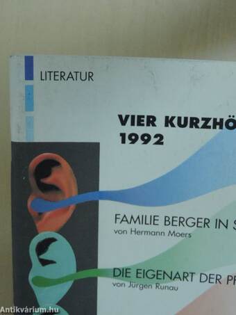 Vier Kurzhörspiele 1992