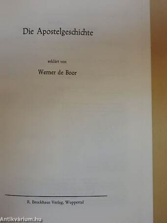 Die Apostelgeschichte