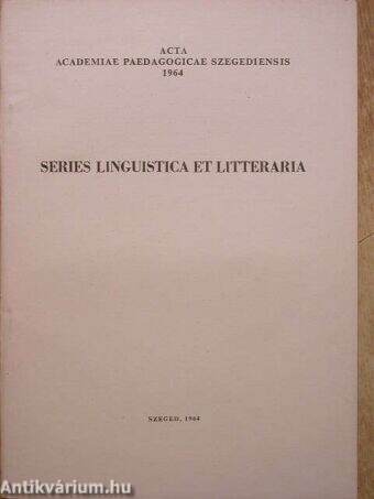 Series linguistica et litteraria