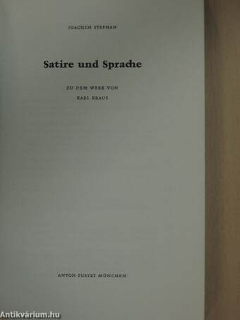 Satire und Sprache