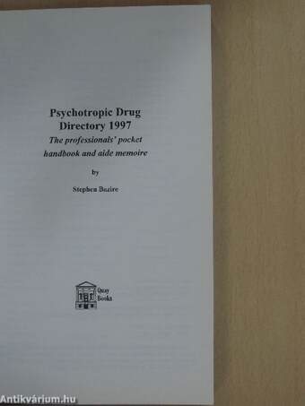 Psychotropic Drug Directory 1997