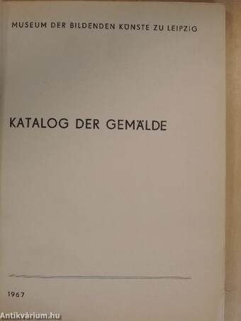 Katalog der Gemälde