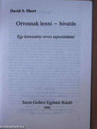 Orvosnak lenni - hivatás