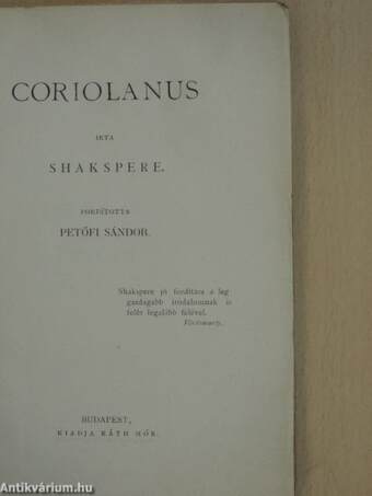 Coriolanus