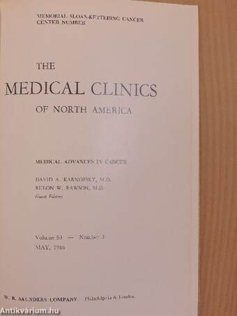 The Medical Clinics of North America May 1966