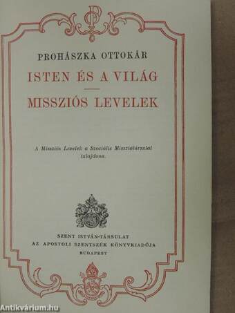 Prohászka Ottokár összegyűjtött munkái I-XXV.