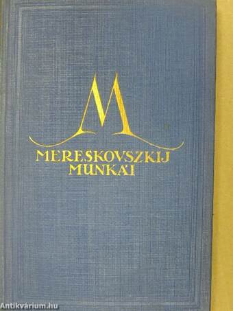 "14 kötet a Mereskovszkij munkái sorozatból (nem teljes sorozat)"
