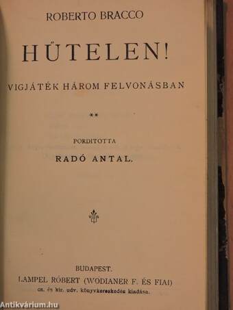 Vergilius Aeneise II-III. (töredék)/Ovidius verseiből/Énekek éneke/Gallio/Hűtelen!