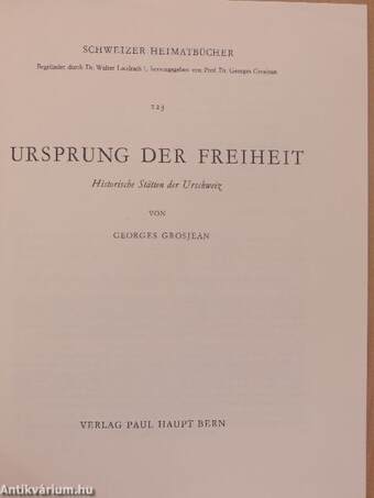 Ursprung der Freiheit