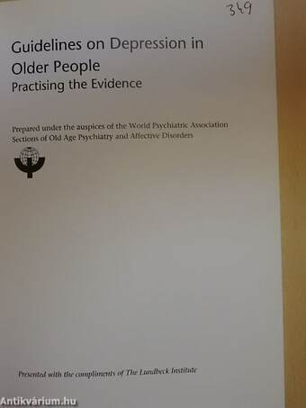 Guidelines on Depression in Older People