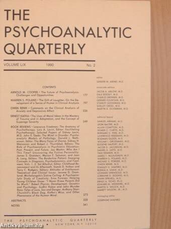 The Psychoanalytic Quarterly 1990/2.