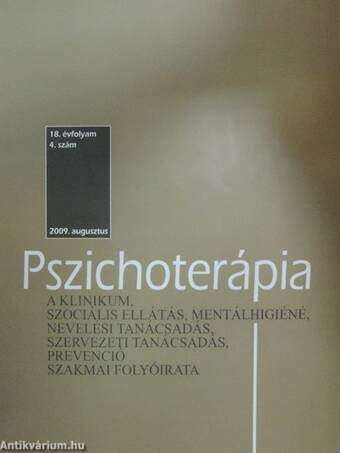 Pszichoterápia 2009. augusztus