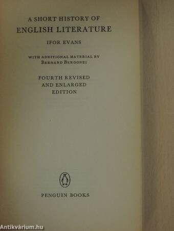 A short history of English Literature