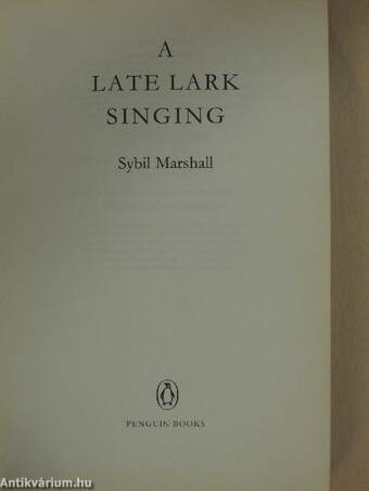 A Late Lark Singing