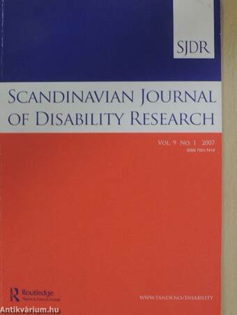 Scandinavian Journal of Disability Research 2007/1.