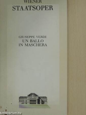 Giuseppe Verdi: Un Ballo in Maschera